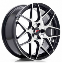 LLANTA JR Wheels JR18 18x7,5 ET35-42 Blank 5H Black Machined JAPAN RACING
