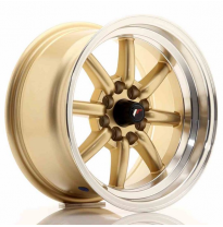 LLANTA JR Wheels JR19 15x8 ET0 4x100/114 Gold JAPAN RACING