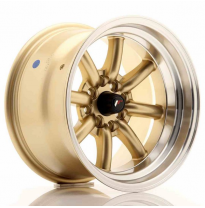 LLANTA JR Wheels JR19 15x9 ET-13 4x100/114 Gold JAPAN RACING