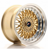 LLANTA JR Wheels JR9 17x10 ET20 BLANK Gold w/Machined Lip JAPAN RACING