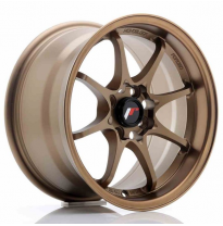 Llanta Jr Wheels Jr5 15x8 Et28 4x100 Dark Anodized Bronze Japan Racing