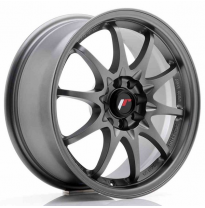 LLANTA JR Wheels JR5 16x7 ET30 4x100/108 Matt Gun Metal JAPAN RACING