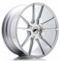LLANTA JR Wheels JR21 18x8,5 ET20-40 Blank Silver Machined JAPAN RACING
