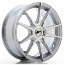 LLANTA JR Wheels JR21 17x7 ET25-40 Blank Machined Silver JAPAN RACING