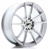 LLANTA JR Wheels JR21 17x7 ET25 4x100/108 Silver Machined JAPAN RACING