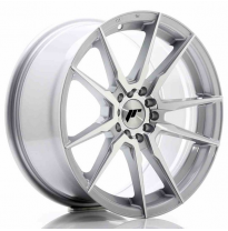 LLANTA JR Wheels JR21 17x8 ET35 4x100/114 Silver Machined JAPAN RACING