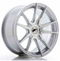 LLANTA JR Wheels JR21 17x8 ET35 Blank Silver Machined JAPAN RACING