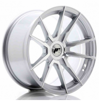 LLANTA JR Wheels JR21 17x9 ET25-35 Blank Silver Machined JAPAN RACING