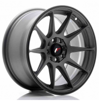 LLANTA JR Wheels JR11 16x8 ET25 5x100/114 Matt Gun Metal JAPAN RACING