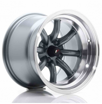 LLANTA JR Wheels JR19 15x10,5 ET-32 4x100 Gun Metal JAPAN RACING