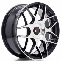 LLANTA JR Wheels JR18 17x7 ET20-40 Blank Machined Black JAPAN RACING