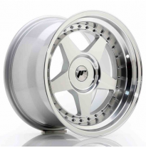 LLANTA JR Wheels JR6 17x10 ET0-20 BLANK Silver Machined Face JAPAN RACING