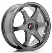 LLANTA JR Wheels JR3 17x7 ET35-42 BLANK Gun Metal JAPAN RACING