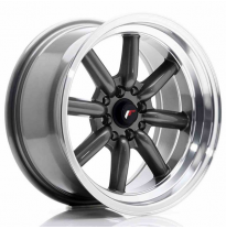 LLANTA JR Wheels JR19 16x8 ET-20-0 BLANK Gun Metal JAPAN RACING