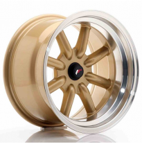 Llanta Jr Wheels Jr19 16x9 Et-25-(-15) Blank Gold Japan Racing