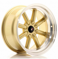 LLANTA JR Wheels JR19 17x9 ET-25-(-10) BLANK Gold JAPAN RACING