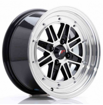 LLANTA JR Wheels JR31 15x7.5 ET20 4x100 Gloss Black Machined Face JAPAN RACING