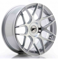 LLANTA JR Wheels JR18 17x8 ET25-35 Blank Machined Silver JAPAN RACING