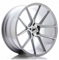 LLANTA JR Wheels JR30 20x10 ET40 5x112 Silver Machined Face JAPAN RACING