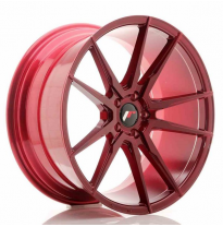 Llanta Jr Wheels Jr21 20x10 Et40 5x112 Platinum Red Japan Racing