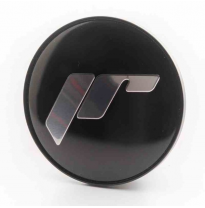 Calcomanía Para Gorra Para C087 - Negro + Letras Plateadas Jr Wheels