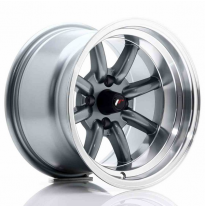 LLANTA JR Wheels JR19 14x9 ET-25 4x100 Gun Metal JAPAN RACING