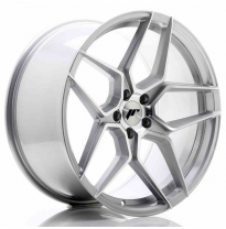LLANTA JR Wheels JR34 20x10 ET40 5x120 Silver Machined Face JAPAN RACING
