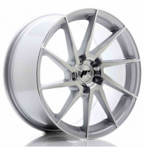 LLANTA JR Wheels JR36 18x9 ET35 5x120 Silver Brushed Face JAPAN RACING