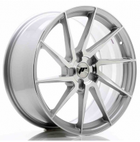 LLANTA JR Wheels JR36 20x9 ET15-38 5H BLANK Silver Brushed Face JAPAN RACING