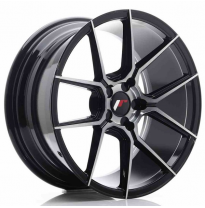 LLANTA JR Wheels JR30 18x8,5 ET20-40 5H BLANK Black Brushed w/Tinted Face JAPAN RACING