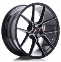 Llanta Jr Wheels Jr30 19x8,5 Et20-42 5h Blank Black Brushed W/Tinted Face Japan Racing