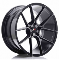 LLANTA JR Wheels JR30 20x10 ET20-40 5H BLANK Black Brushed w/Tinted Face JAPAN RACING