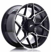 LLANTA JR Wheels JRX9 18x9 ET18 6x114.3 Gloss Black Machined Face JAPAN RACING