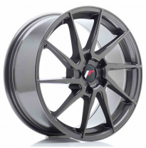 Llanta Jr Wheels Jr36 18x8 Et20-52 5h Blank Hyper Gray Japan Racing