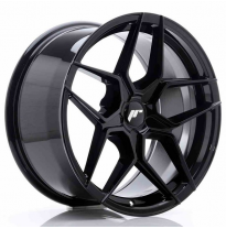 LLANTA JR Wheels JR34 18x9 ET20-42 5H BLANK Glossy Black JAPAN RACING