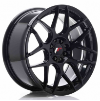 LLANTA JR Wheels JR18 17x8 ET25 4x100/108 Glossy Black JAPAN RACING