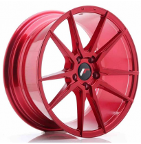 LLANTA JR Wheels JR21 18x8,5 ET40 5x112 Platinum Red JAPAN RACING