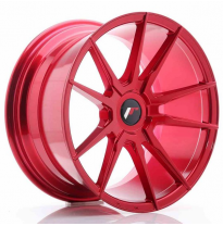 Llanta Jr Wheels Jr21 18x9,5 Et20-40 Blank Platinum Red Japan Racing