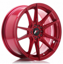 LLANTA JR Wheels JR21 17x8 ET35 5x100/114 Platinum Red JAPAN RACING