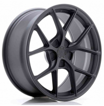 LLANTA JR Wheels SL01 18x8 ET20-40 5H BLANK Matt Gun Metal JAPAN RACING