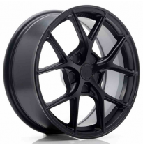 LLANTA JR Wheels SL01 17x7 ET20-40 5H BLANK Matt Black JAPAN RACING