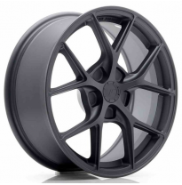 LLANTA JR Wheels SL01 17x7 ET20-40 5H BLANK Matt Gun Metal JAPAN RACING