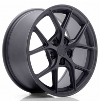 LLANTA JR Wheels SL01 17x8 ET35 5x100 Matt Gun Metal JAPAN RACING