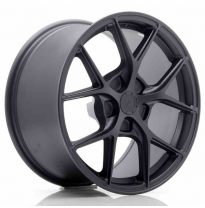 LLANTA JR Wheels SL01 17x9 ET20-50 5H BLANK Matt Gun Metal JAPAN RACING