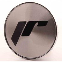 Adhesivo Para Capuchón C087 - Cromo + Letras Negras Japan Racing