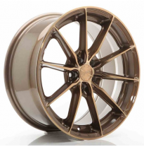 LLANTA JR Wheels JR37 17x8 ET20-40 5H BLANK Platinum Bronze JAPAN RACING