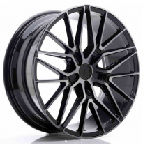 LLANTA JR Wheels JR38 20x8,5 ET35-45 5H BLANK Black Brushed w/Tinted Face JAPAN RACING