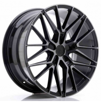 LLANTA JR Wheels JR38 20x9 ET35 5x112 Black Brushed w/Tinted Face JAPAN RACING