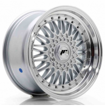 LLANTA JR Wheels JR9 17x8,5 ET35 5x112/120 Silver w/Machined Lip+Silver Rivets JAPAN RACING