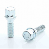 Juego De 20 Tornillos Cónicos Hex17 M14x1,25 X27mm Plata Japan Racing